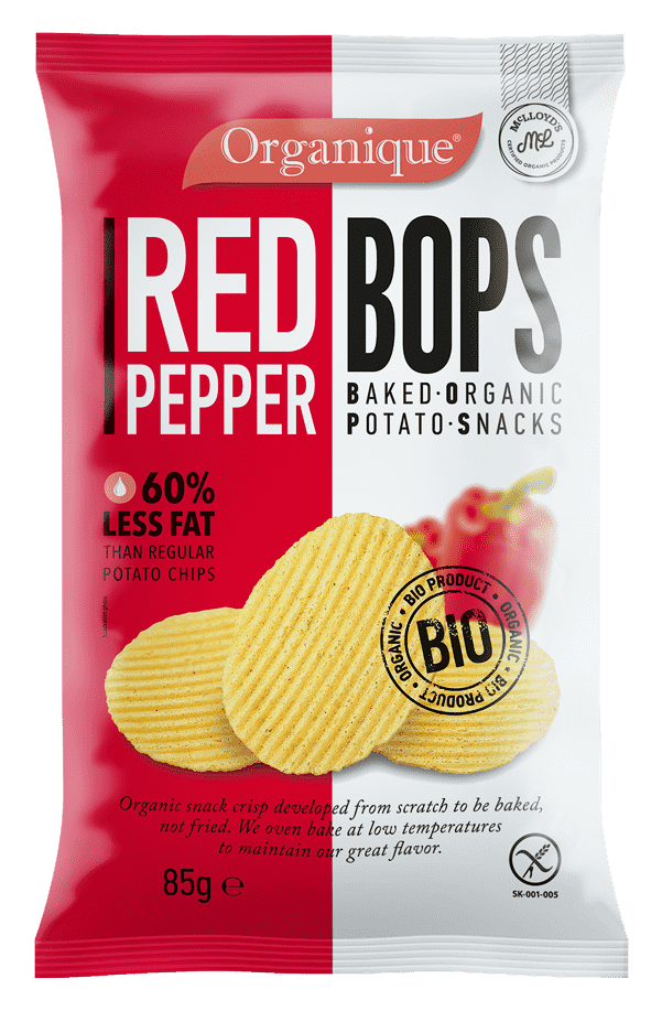 Organique Redbops Red Pepper Organic Chips 85g